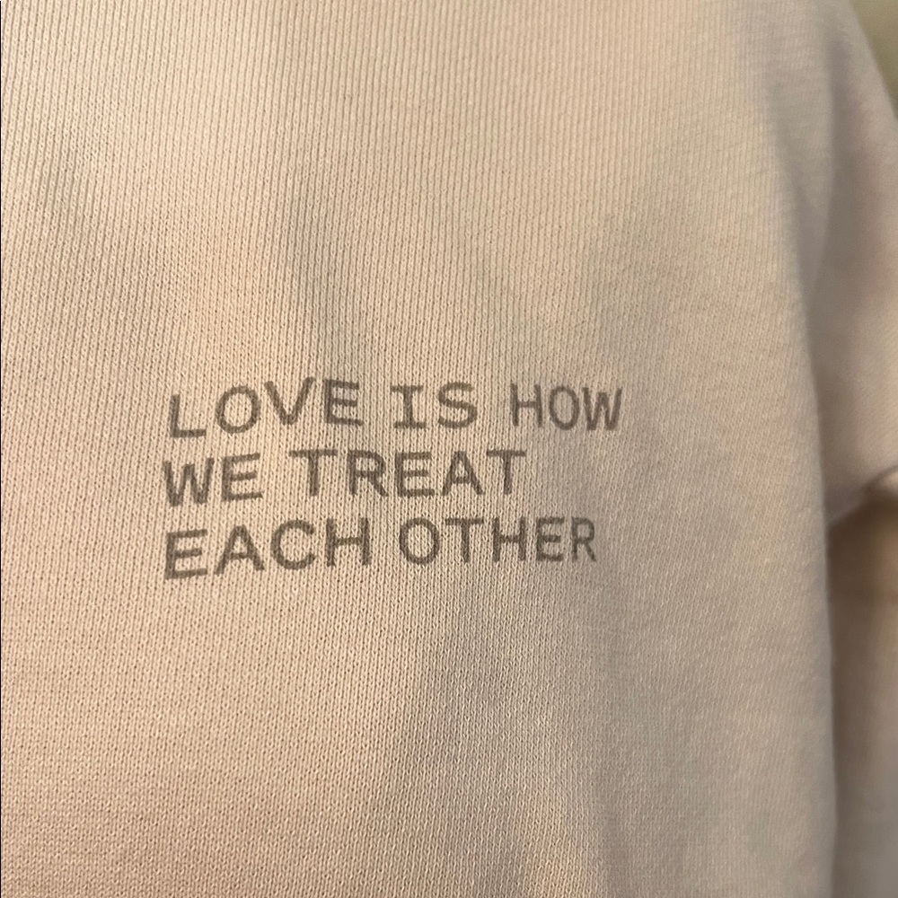 Unbranded Women's Cream Hoodie Sweatshirt - Picture 3 of 5